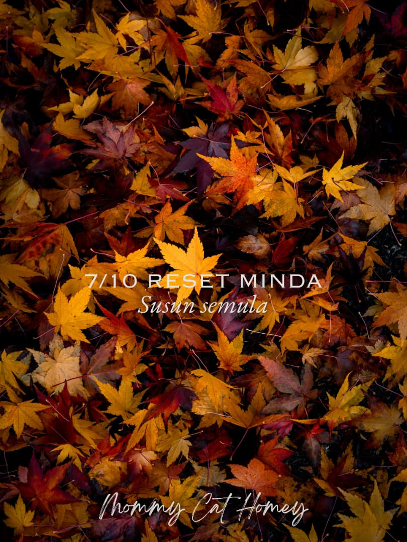 7/10 RESET MINDA: SUSUN SEMULA